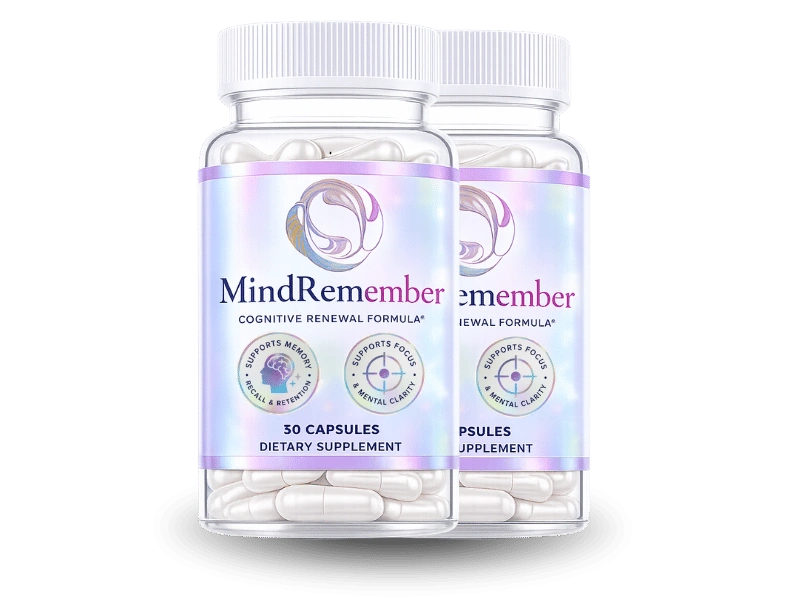 MindRemember two bottle 30 day starter supply pack
