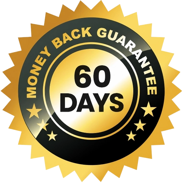 MindRemember 60 day money back guarantee seal